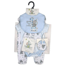 Rose Textiles - 6Pk Baby Boy Gift Set, Flump The Elephant Blue Image 2