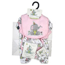 Rose Textiles - 6Pk Baby Girl Gift Set, Flump The Elephant Pink Image 1