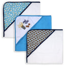 Rose Textiles - 8Pk Hooded Towel Set, Blue Snack Attack Image 1