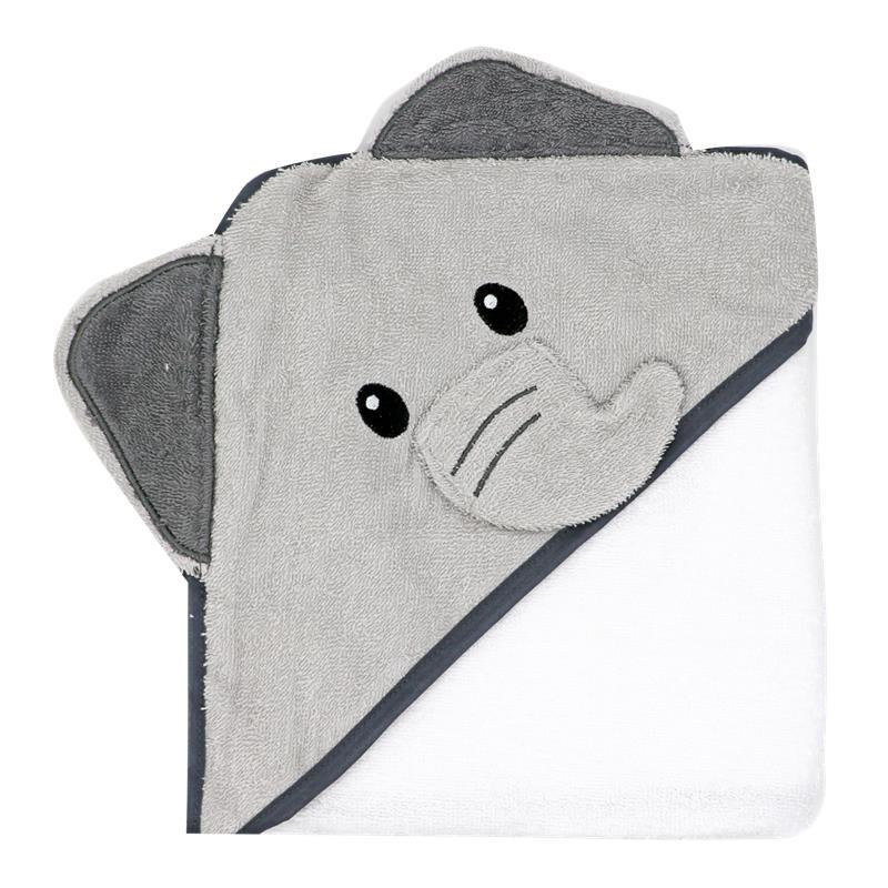 Rose Textiles - Animal Hooded Baby Towel, Elephant Image 1