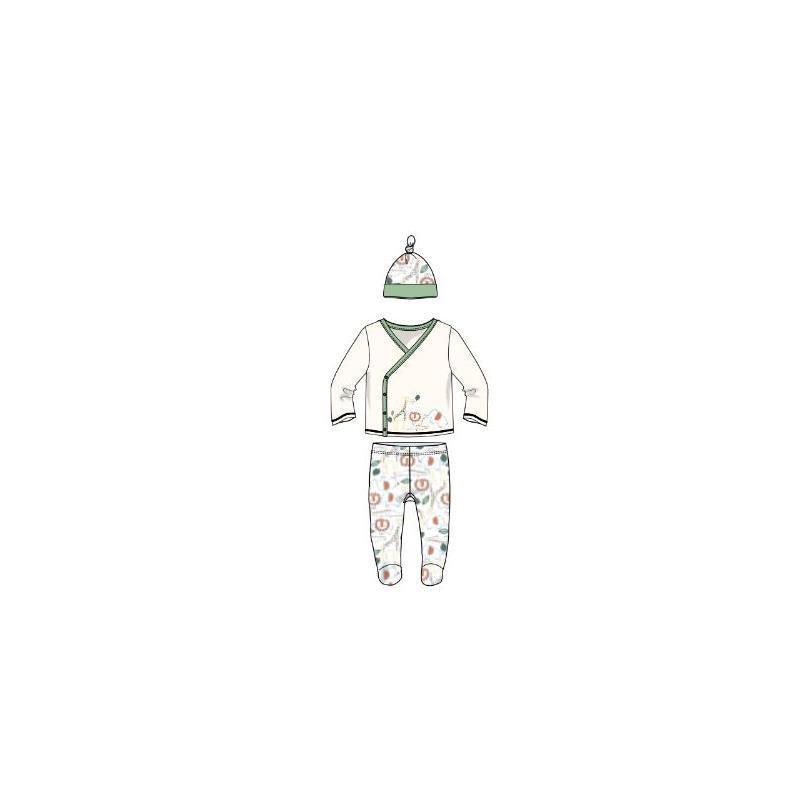 Rose Textiles - Baby Boy 3Pc Jungle Layette Set Image 1