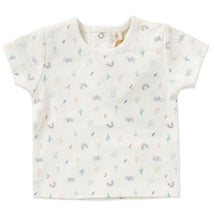 Rose Textiles - Baby Boy’s Organic Dungaree Set, Hello World Image 2