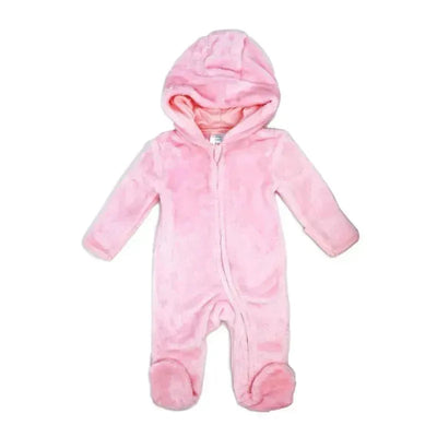 Rose Textiles - Baby Gilrs Fleece Pramsuit Image 1