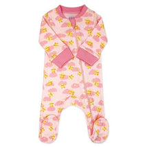 Rose Textiles - Baby Girl Interlock Coverall, Pink Lets Hug Image 2