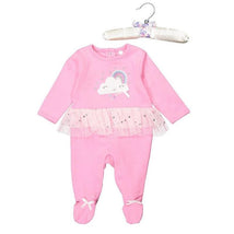 Rose Textiles - Baby Girl Tutu Sleepsuit, Cloud Image 1