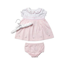 Rose Textiles - Baby Girls Dress Set, Pink Floral Image 1