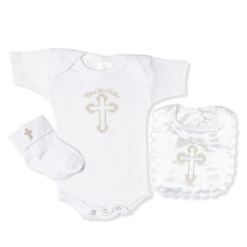 Rose Textiles - Bless This Child Baptism Gift Set Image 1