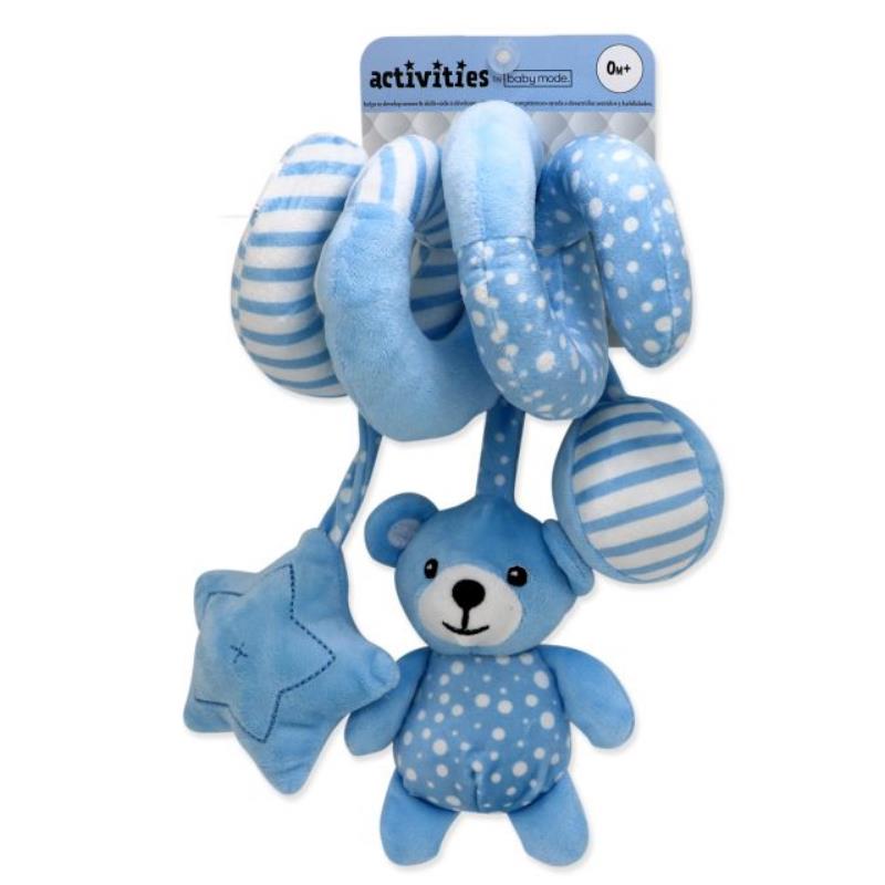 Rose Textiles - Blue Bear Spiral Activity Toy Image 2
