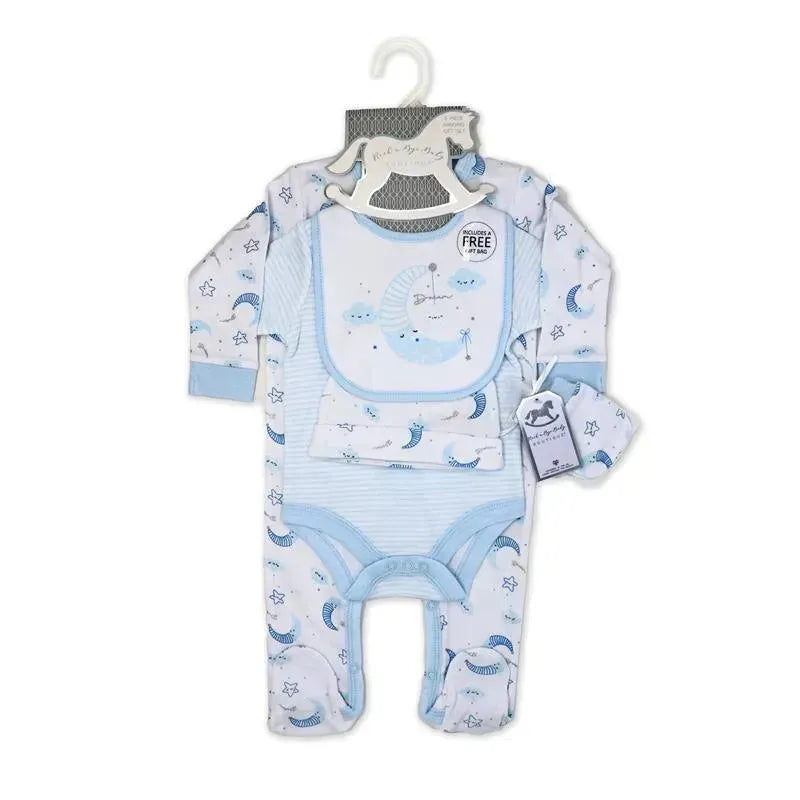 Rose Textiles - Boys 5 Piece Mesh Bag Set, Moon Image 4