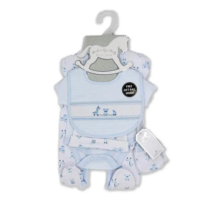 Rose Textiles - Boys 5Pc Set With Gift Bag, Toy Box Image 1