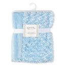 Rose Textiles - Curly Plush Blanket, Blue Image 1