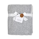 Rose Textiles - Grey Heather Sherpa Blanket Image 1