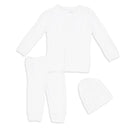 Rose Textiles - Infant Sweater And Hat Set, White Image 1
