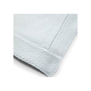 Rose Textiles - Knit Blanket With Border, Blue Image 2