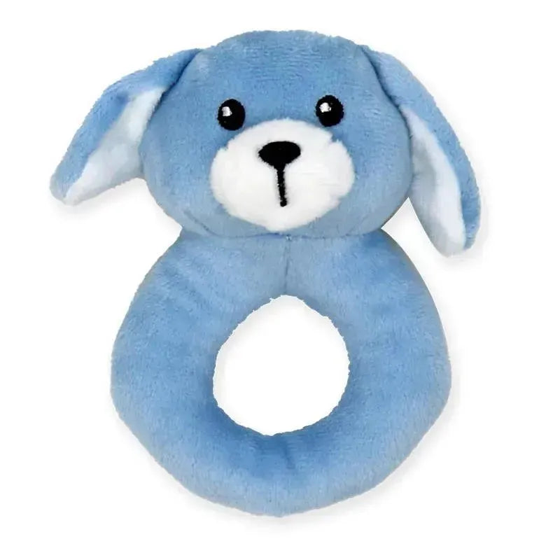 Rose Textiles - Nunu With Ring Rattle, Blue Dog Image 4