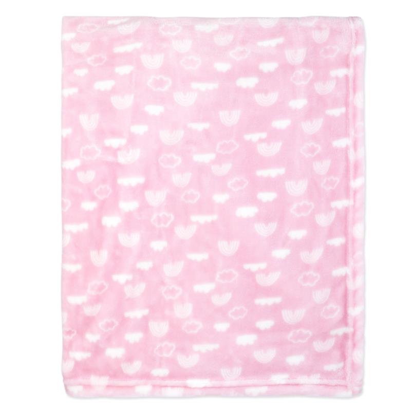 Rose Textiles - Plush Activity Toy & Blanket Pink Hippo Image 4