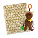 Rose Textiles - Plush Activity Toy & Blanket Tan Moose Image 1