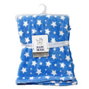 Rose Textiles Plush Star Blanket - Blue Image 1
