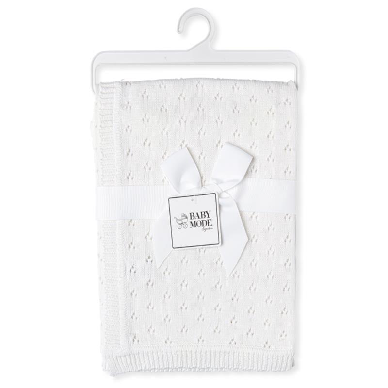 Rose Textiles - Pointelle Knit Blanket Image 1