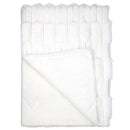 Rose Textiles - Rabbit Fleece Baby Blanket White Image 1