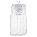 Rose Textiles - Rabbit Fleece Baby Blanket White Image 2