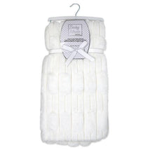 Rose Textiles - Rabbit Fleece Baby Blanket White Image 2