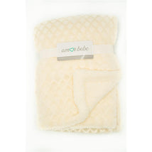 Rose Textiles Soft & Textured Baby Blankets,Ivory Image 1