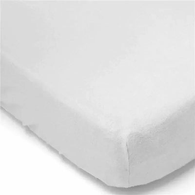 Rose Textiles - Solid Flannel Crib Sheet, Grey Image 1