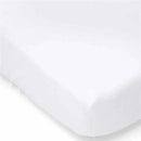 Rose Textiles - Solid Flannel Crib Sheet, White Image 1