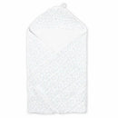 Rose Textiles - Star Muslin Lined Hooded Towel, Blue Image 2