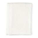 Rose Textiles - White Knit Blanket With Border Image 2