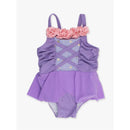 Rufflebutts - Baby Girl Dress-Up One Piece Swimsuit Amethyst Princess Image 2