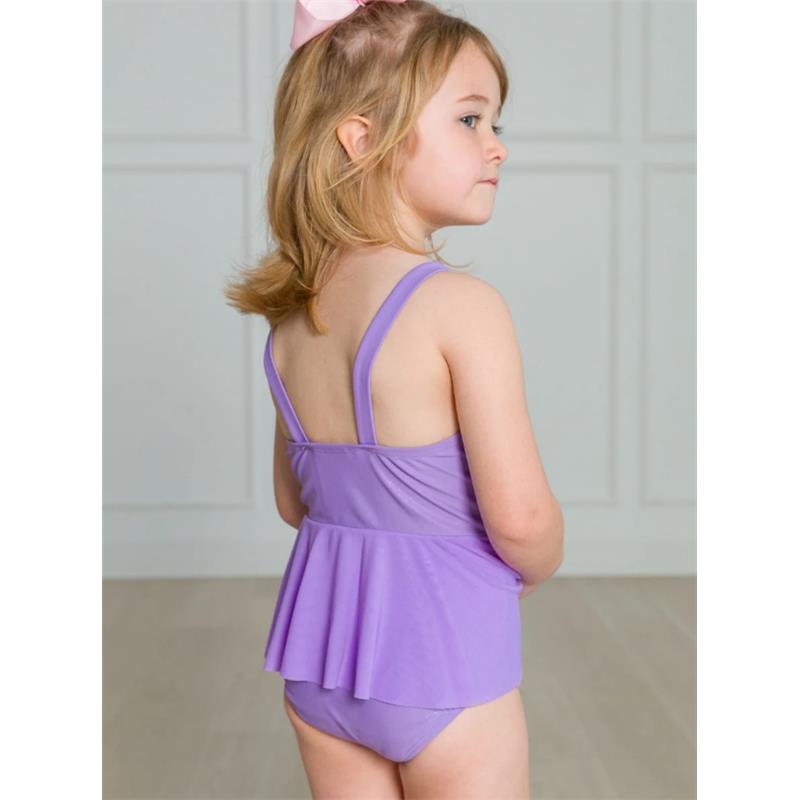 Rufflebutts - Baby Girl Dress-Up One Piece Swimsuit Amethyst Princess Image 4
