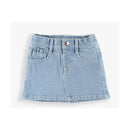 Rufflebutts - Baby Girl Light Wash Kids Ruffle Denim Skirt Image 2