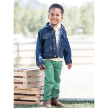Rufflebutts - Boys Denim Jacket Medium Wash Image 1