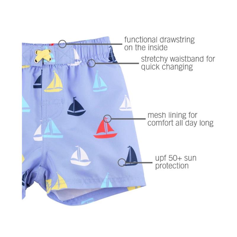 Rufflebutts - Down By The Bay Swim Trunks Image 3