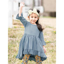 Rufflebutts Girls Ivory Big Bow Headband