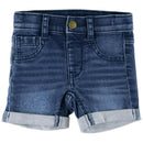 Rufflebutts Medium Wash Denim Boys Stretch Skort  Image 1