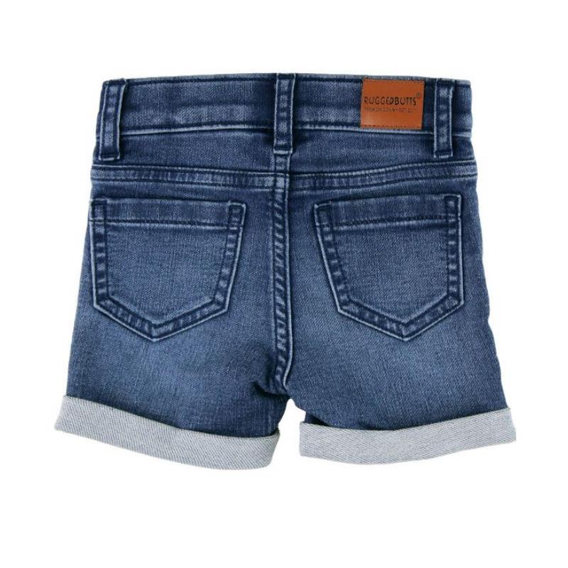 Rufflebutts Medium Wash Denim Boys Stretch Skort  Image 2