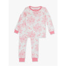 Rufflebutts - Toddler Ruffle Long Sleeve Pajama Set, Bubblegum Pink Image 3