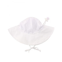 Rufflebutts - White Sun Protective Hat Image 1