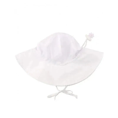Rufflebutts - White Sun Protective Hat Image 1
