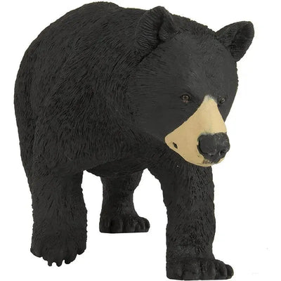 Black bear figurine from Safari Ltd Wild Safari collection, featuring realistic details and a standing pose.