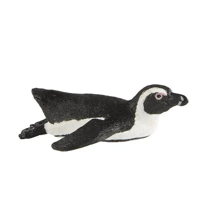 South African penguin figurine from Safari Ltd, featuring realistic black and white coloring and a detailed design.