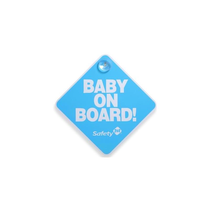 Safety 1st Baby On Board Sign (Blue) Image 1