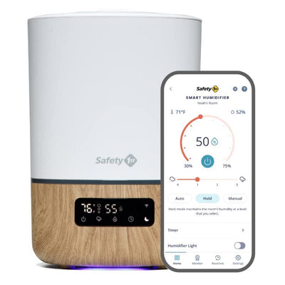 Safety 1St - Smart Humidifier, Natural With White Image 1