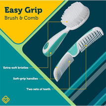 Safety 1st - Easy Grip Brush and Comb, Colors May Vary Image 2