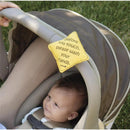 Safety 1St - No Germs On Board Sign 2Pk, Yellow Image 2