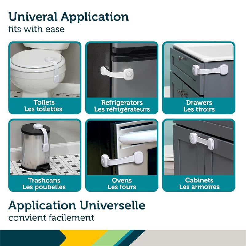 Safety 1st - OutSmart Multi-Use Lock, White Image 4