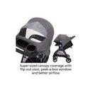 Safety 1St Smooth Ride Stroller Travel System, Monument Image 9